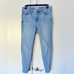 Madewell 10" High Rise Skinny Jeans Sz 32